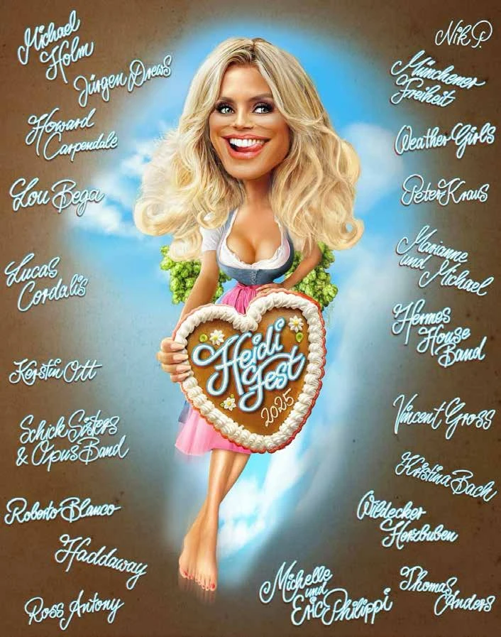 Pre-Wiesn-Party mit Heidi Klum