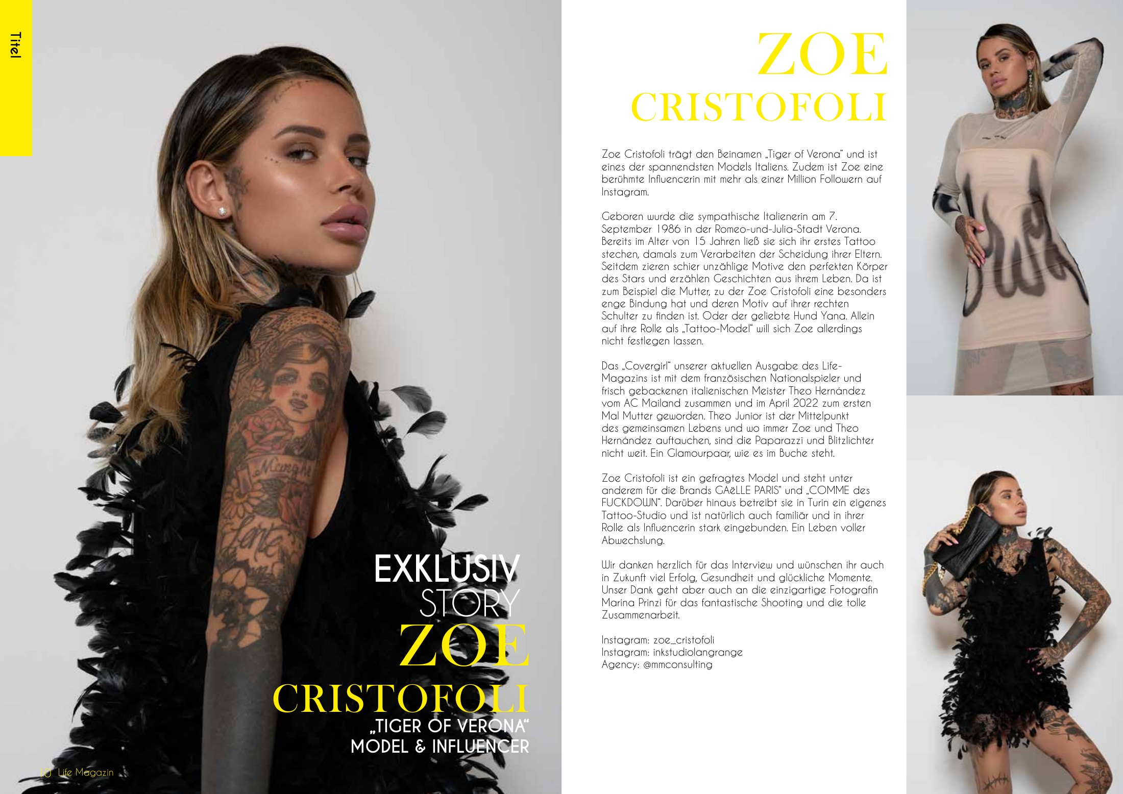 Zoe Cristofoli – Originalartikel, Blatt 6